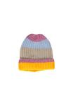 Шапка Pieces в полоску, желтый - фото