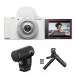 Цифровая камера Sony ZV-1F Vlogging Camera with Content Creator Kit (White) - фото