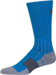 Under Armour Mens Unrivaled Crew Single Pair, Brilliant Blue/Steel - фото 4
