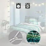 Постельное белье петроль 1x 200x200 см + 2x 80x80 см REDBEST - фото 4