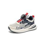 Детские противоскользящие дышащие кеды WARRIOR, бежевый/синий - фото 3