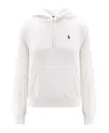 Белый пуловер с капюшоном и вышитым логотипом. Polo Ralph Lauren, белый - фото