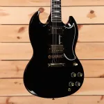 Gibson SG Custom с 2 звукоснимателями - Эбони-CS302089 - фото