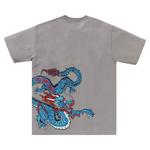 Футболка BAPE Tiger And Dragon Tee, Grey - фото 2