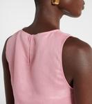 Кроп-топ из льна Kobe Asceno, Flamingo Pink - фото 5