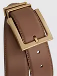 Ремень Reiss Brompton Leather, цвет camel/taupe - фото 4