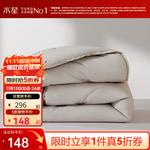Mercury Home Textiles Одеяло 150х210 см, всесезонное, с антимикробной пропиткой класса А, серое - фото