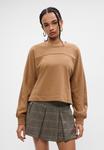Толстовка MSCH Copenhagen Sweatshirt, Toasted Coconut/Light Brown - фото 3