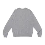 Свитер из шерсти с логотипом в виде сердца HUMAN MADE, серый - фото 3