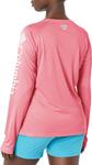 Columbia Women's Tidal Tee II Long Sleeve Hoodie, Lychee/White Logo - фото 2