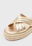 Эспадрильи NATALINA - Platform sandals RAID, золотой - фото 6