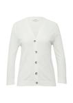 Вязаный кардиган s.Oliver, белый - фото