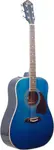 Акустическая гитара Oscar Schmidt OG2 Dreadnought Acoustic Guitar Trans Blue - OG2TBL - фото 2
