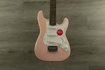 Электрогитара Squier Mini Stratocaster with Laurel Fretboard Shell Pink - фото