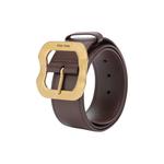 Кожаный ремень женский MIU MIU, коричневый - фото 4