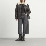 Джинсовые кюлоты Saharper Samsøe Samsøe, серый cloud - фото 4