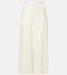 Укороченные брюки широкого кроя Fforme, белый - фото