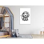 Фреска Artgeist Little King, черно-белый - фото 2