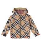 Барберри Чек шерстяная куртка Burberry Kids, Sand Ip Check - фото