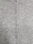 Кардиган с пуговицами в рубчик SAMSOE SAMSOE, серый - фото 3