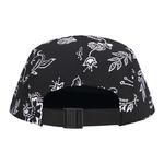 Supreme Цветочная жаккардовая кепка, Black - фото 2