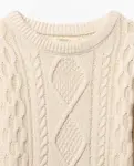 Свитер с аранами Sfera, светло-бежевый - фото 2