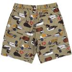 Шорты с принтом утки HUMAN MADE, оливковый - фото 7