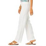 Белые кожаные льняные брюки Lilly Pulitzer - фото 2