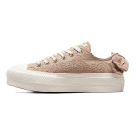 Кроссовки Chuck Taylor All Star  Women's  Lift Low 'Bow' Converse, коричневый/белый - фото