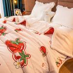 Boyang Плед молочный вельвет, 200х230 см, цвет Raspberry - фото 2