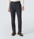 Прямые брюки со средней посадкой Herno, Blu Navy - фото 3