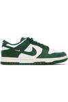 Nike Белые и зеленые кроссовки Dunk Low - фото