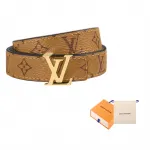 Ремень унисекс Louis Vuitton, светло-коричневый - фото 4