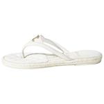 CHANEL Женские шлепанцы Coco, белые - фото