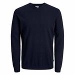 Свитер Jack & Jones Basic Knit V-Neck, синий - фото 3