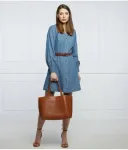 Платье с поясом Michael Kors, синий - фото 2