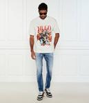 Футболка мужская Hugo с принтом, белый - фото 2