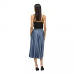 Юбка Vila Nitban midi skirt, синий - фото 2