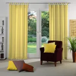 Виртовая штора «Uni Collection Light», (1 шт.), на заказ Wirth, желтый - фото 2