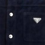 Футболка мужская синяя PRADA - фото 5