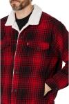 Мужская куртка Levi's Relaxed Fit Trucker, (New) Harvey Plaid Rhythmic Red - фото 3