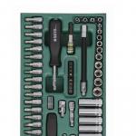 SATA 09901 Набор разъемов серии 6,3 мм, 66 предметов - фото 3