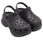 (WMNS) Crocs Bae Glitter Clog 'Black' - фото 3