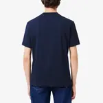 Футболка с вышитым значком LACOSTE, синий - фото 4