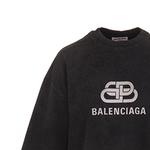 Футболка женская Balenciaga с логотипом, черный - фото 5