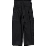 Потертые оверсайз карго-брюки Balenciaga, черный - фото 4