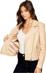 Куртка Faux Leather Moto Jacket Blank NYC, цвет Natural Light - фото 6