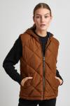 Утепленный жилет Oxmo, коричневый - фото