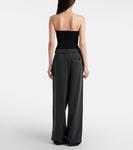 Хлопковые флисовые спортивные штаны Entire Studios, Washed Black - фото 3