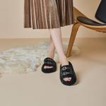 Шлепанцы женские Gemeiq, бежевый - фото 10